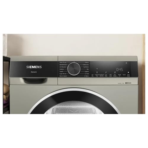Image of Siemens 9 kg Fully Automatic Front load Condenser Tumble Clothes Dryer WP41G208IN, Silver Inox, Inbuilt Heater