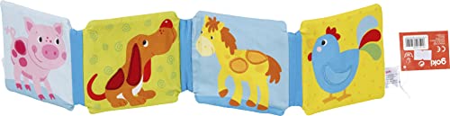 Goki - Fabric Drawing Book with Bell and Sound Sheet Coloring Notebooks, Multicoloured (65252) - Image 3