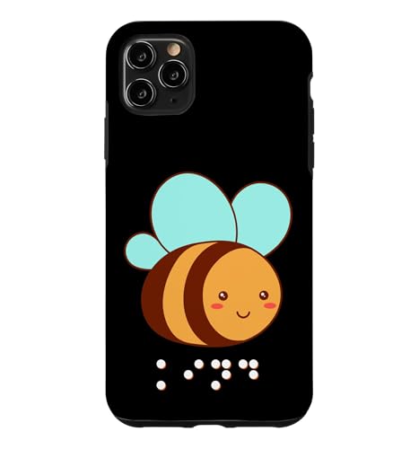 Bee Kind Simulation braille pour sensibilisation à la gentillesse positive Coque pour iPhone 11 Pro Max