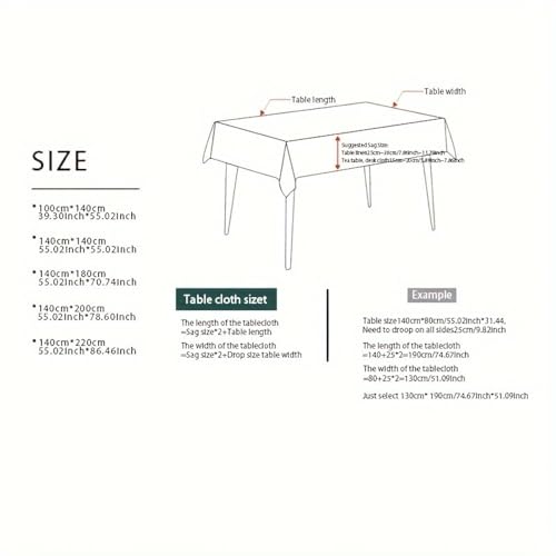 Nappe polyester carreaux orange noir nappe de table lavable - 7