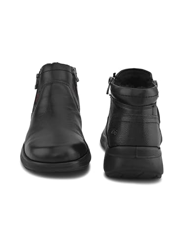 Image of TSF Leather 8617-Black boot for men