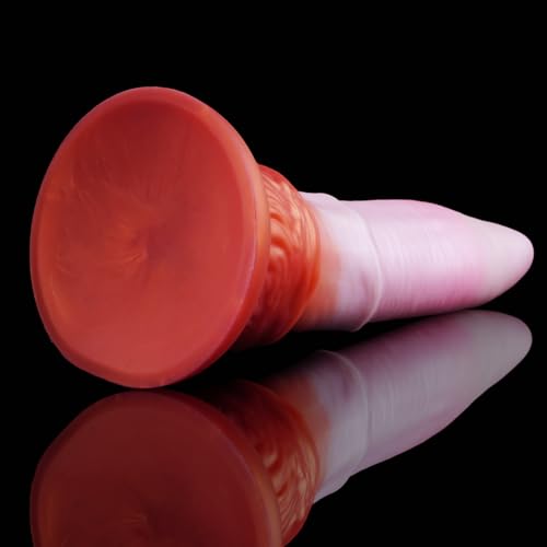 Image of 14 inch Giant XXL Huge Monster Knot Horse Dildo,Extra Large Oversized Big Girthy Anal Trainer Stretching Expansion Toys, 1.88 inch- 3.94 inch Wide Tapered Massive Dildos, Silicone Fantasy Animal, Suction Cup