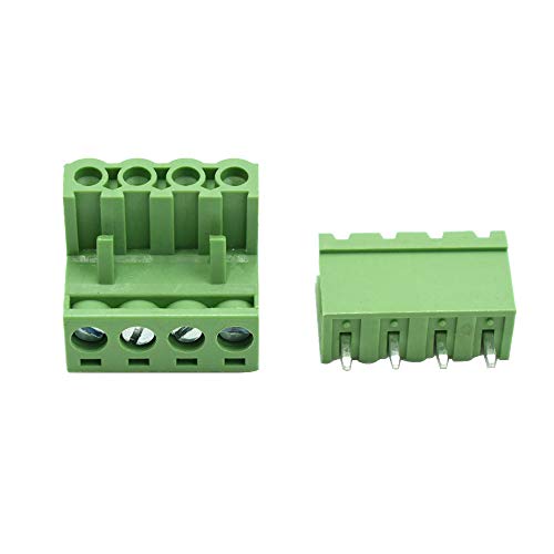 Bloques de terminales para PCB de 5.08mm 2EDG rectos, kit de 10 unidades 3