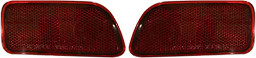 Garage-Pro Rear, Driver and Passenger Side Bumper Reflector Set of 2 Compatible with 2002-2009 Chevrolet Trailblazer, 2002-2005 Chevrolet Trailblazer EXT - GM1185104, GM1184104