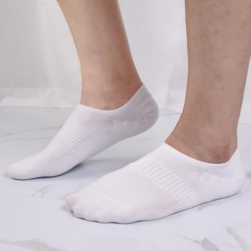 Mens No Show Socks 3 Pack Non-Slip Short Socks Low Cut Size 8-10/10-133