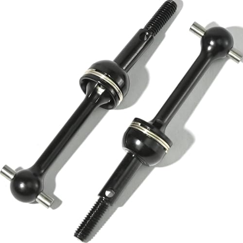 RcThjia TT02 Front Rear CVD Axle Drive Shaft Hardened Steel Universal Joint Shaft 70mm RC Upgrade Part for Tamiya TT02 TT01 TT01D TT01E.