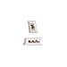 CAC China Kingsquare 11-1/2" Rectangle White Platter