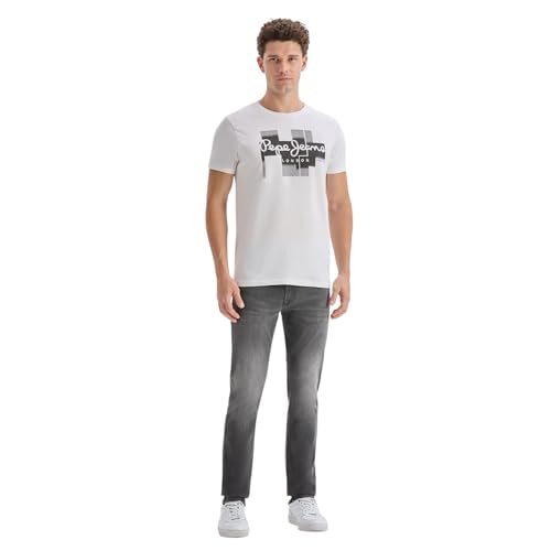 Image of Pepe Jeans Men T-Shirt|Cotton|Slim Fit
