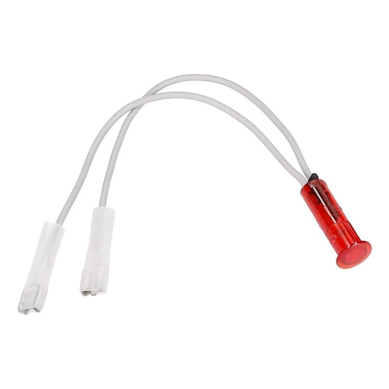 LUTH Premium Profi Parts Lámpara indicadora compatible con Neff 00152746 - Lámpara de señalización roja para placa de tierra