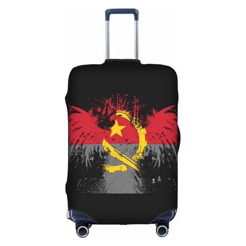 Travel Luggage Cover Angola Angolan Flag Fashion Washable Baggage Suitcase Protector Fit For Luggage Small