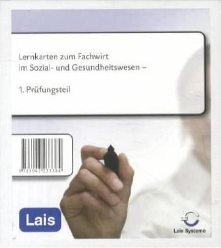 Lernkarten zum Fachwirt im Sozial- und Gesundheitswesen - erster Prüfungsteil
