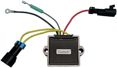 Tuzliufi Voltage Regulator Rectifier Compatible with Mercury Marine Outboard 4 Strokes 30 40 50 60 Hp 30HP 40HP 50HP 60HP 893640T01 893640001 893640-T01 893640-001 5 Wires New Z98