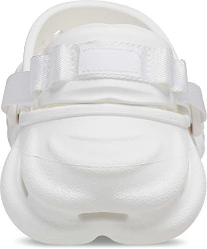 Crocs Unisex Echo Clogs, White, 16 Us Men #TOP1