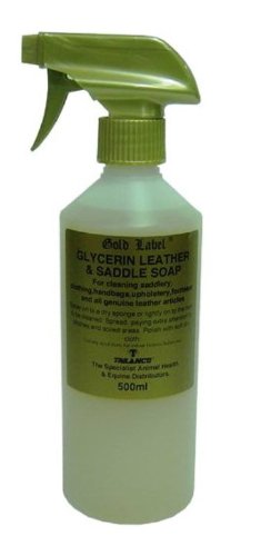 Gold Label - Glycerine leder & zadel zeep vloeistof x 500 Ml