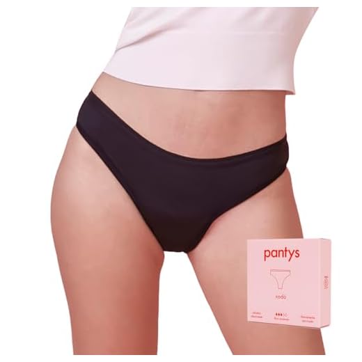 Calcinha Absorvente Menstrual Fluxo Moderada,Xodó Feminino, Preta
