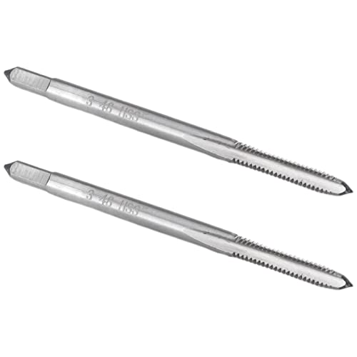 Burkit 2pcs No 3-48 UNC Thread Tap Right Hand