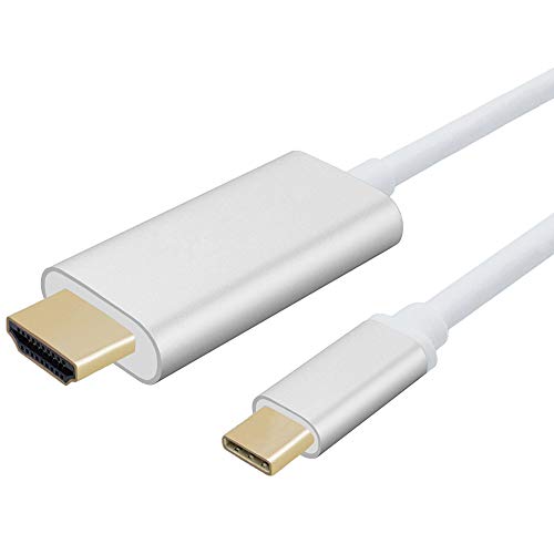 Manifun USB C to HDMI Cable, Type C to HDMI Cable 6ft Male to Male 4K HDMI Cable, Thunderbolt 3 to HDMI 4K Cable Compatible with MacBook, MacBook Pro, Samsung Galaxy S10/S9/S8/Note10/Note9/Note8