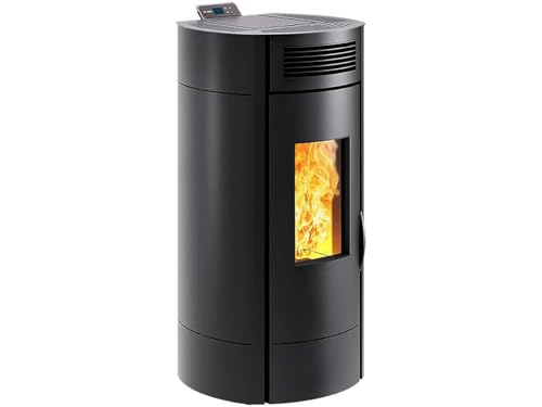 Poêle À Granulés De Bois 9.5kw Noir - P941974