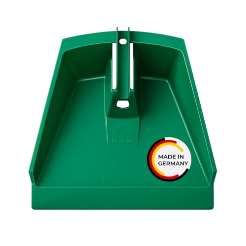 Rival Laubschaufel Stabiler Laubsammler in Grün praktisches Gartenwerkzeug zum schnellen & einfachen Aufsammeln von Laub Gras & Gartenabfällen