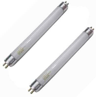 Image of UVBrite 2-Pack BL T5 F4W Fly Killer Replacement Bulbs | Upgraded 368nm 6in (150mm) 4 Watt UV Tubes for Insect Mosquito Bug Zapper