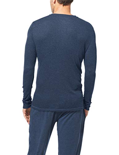 Tommy John Men's Henley/Long Sleeve Pajama Sleep Shirt/Lounge Wear, Second Skin Fabric2