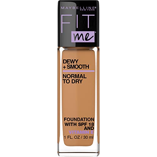 Maybelline New York Fit Me Dewy + Smooth Spf 18 Liquid Foundation Makeup, Toffee, 1 Count #TOP7