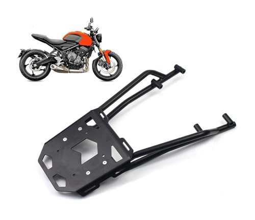 Porte-bagages arrière Trident 660 robuste pour installer un top case en voyage