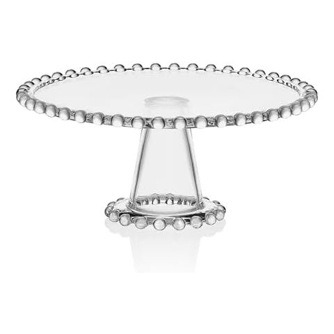 Fitz & Floyd Beaded Glass Cake Stand Cover