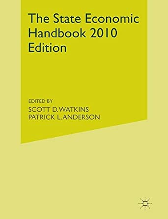 The State Economic Handbook 2010 1st ed. 2009 Edition book cover