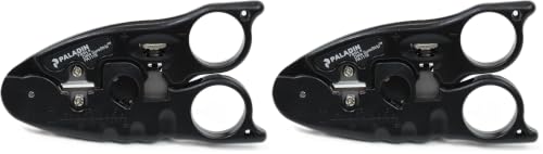 Image of Paladin Tools PA1116 Network Cable Cutter and Wire Stripper Tool | POE Ethernet CAT3 CAT5 CAT5E CAT6 (Professional Grade) (Pack of 2)