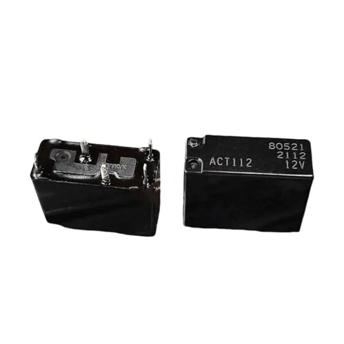 Relais ACT112 noir 12V DC 5 broches ACT112M19 pour circuits automobiles