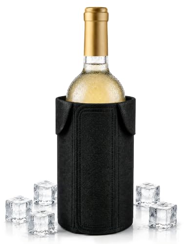 LIVINI Refrigeratore per Bottiglie Vino in Tessuto Idrorepellente, Raffredda e Mantiene la Temperatura Costante - Ebook in Regalo