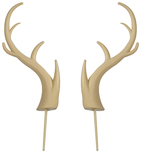 Decoset® Antlers Creations Cake Topper For Birthdays And Parties, Decopac Cake Decorating 2-Pc Decorations Set #TOP1