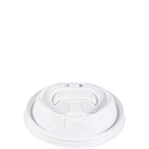 Optima Reclosable Lid, 12-24oz Foam Cups, White, 100/Bag