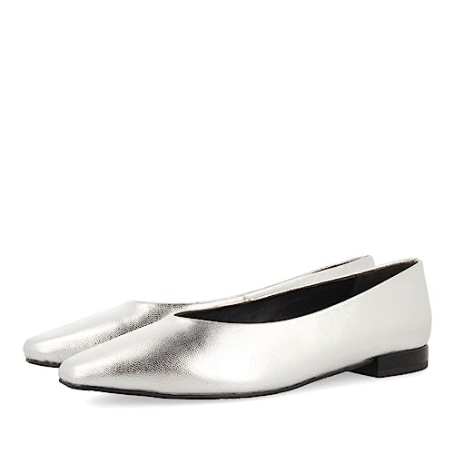 Ballerines femme bronze à bout fin Gioseppo Hamre chaussures plates habillées