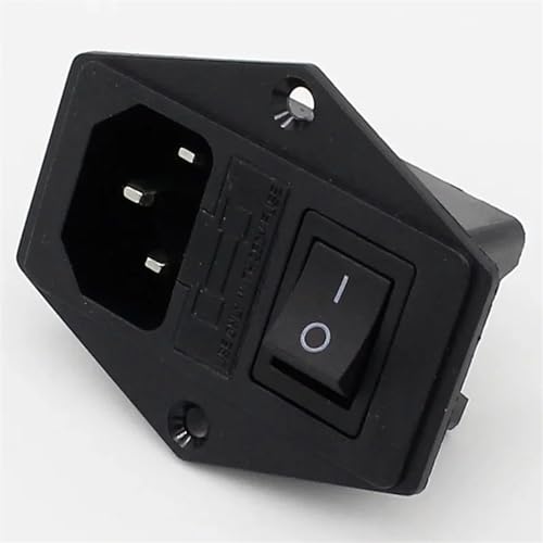 Prise de courant avec interrupteur porte-fusible intégré pour coupure sûre