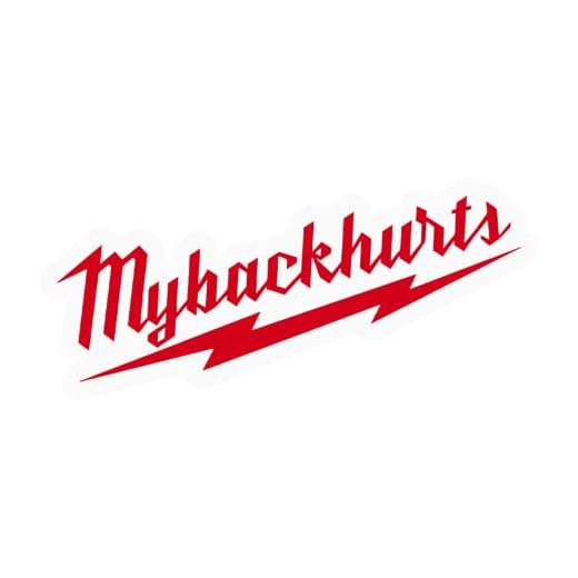 My Back Hurts Hard Hat Work Sticker for Men Women Decal, Hard Hat Stickers Funny Vinyl Tool Box Sticker American Patriotic Helmet Decals Funny Stickers (2inch RED)
