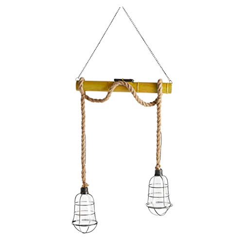 Solarleuchte Bambus - Outdoor Lampe - Gartenleuchte zum Hängen - Garten...