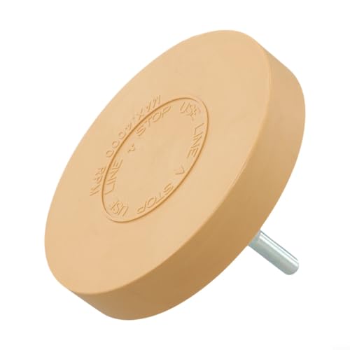 babominimer Gomma per rimuovere adesivi per ruote auto, 10,2 cm, 8,9 cm, con adattatore per trapano per rimuovere strisce di vinile e colla da auto, camion, moto, barche (88 mm)