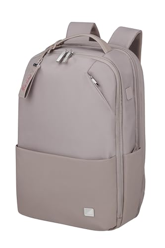 Samsonite Workionist   Mochila para laptop con compartimento de ropa de 15.6 pulgadas, 43 cm, 17.5 L, rosa (cuarzo)