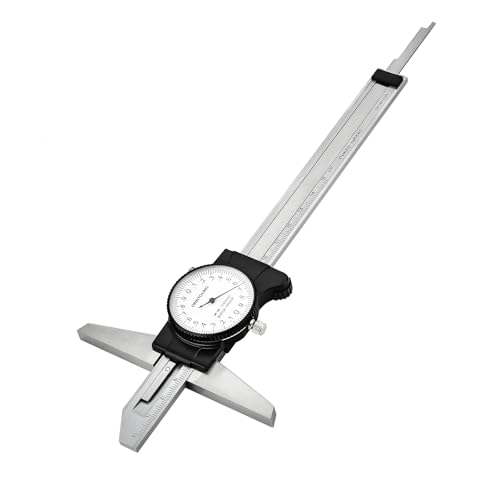 Calibrador de dial antichoque DRINYOUNG para mediciones precisas de profundidad hasta 150 mm
