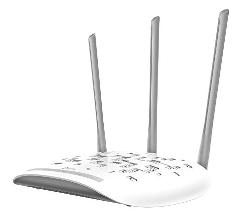 TP-Link WiFi Access Point(TL-WA901N), N450 Wireless Bridge, 2.4Ghz 450Mbps, Supports Multi-SSID/Client/Bridge/Range Extender, 3 Fixed Antennas, Passive PoE Injector Included