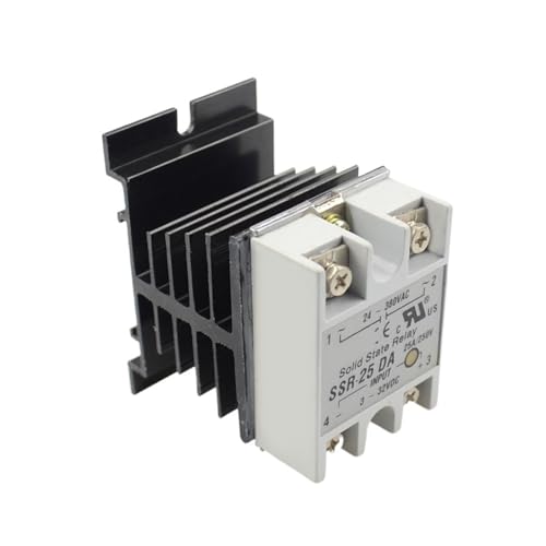 Relais à semi-conducteurs 40A SSR à commutation rapide avec kit de refroidissement