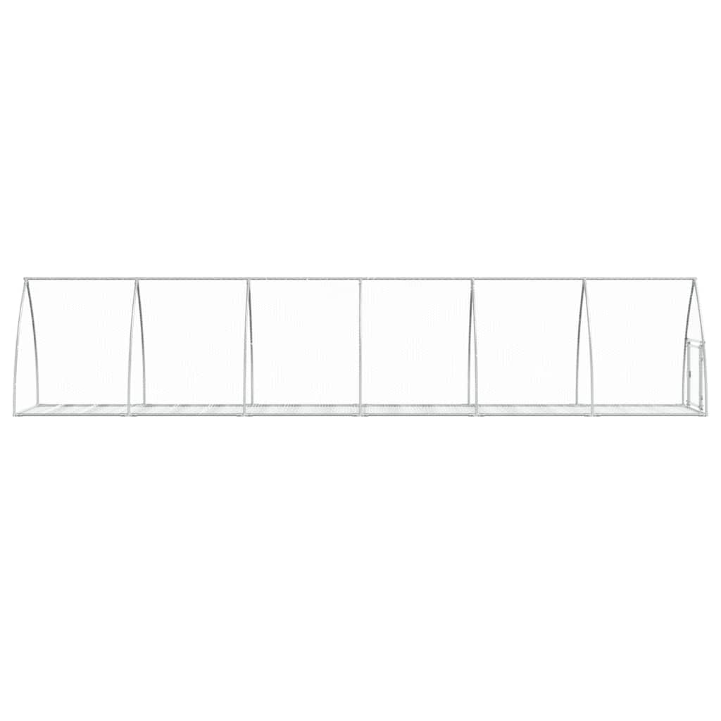 Generico Conigliera Argento 600x105x120 cm in Acciaio Zincato,Argento,28.2kg,3281529