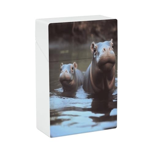 Hippos �V�K���b�g�P�[�X �Ԃ�h�~ �h�� �V�K���b�g�ی�J�o�[ �v�b�V���I�[�v�� �V�K���b�g�z���_�[�P�[�X �|�[�^�u���g���x���V�K���b�g�{�b�N�X 20�e�� �ʏ�T�C�Y