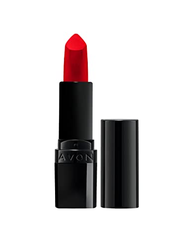 Image of Avon Ultra Perfectly Matte Lipstick - Truest Red | Velvety Matte Finish | Suits to all skin tones - 4gm