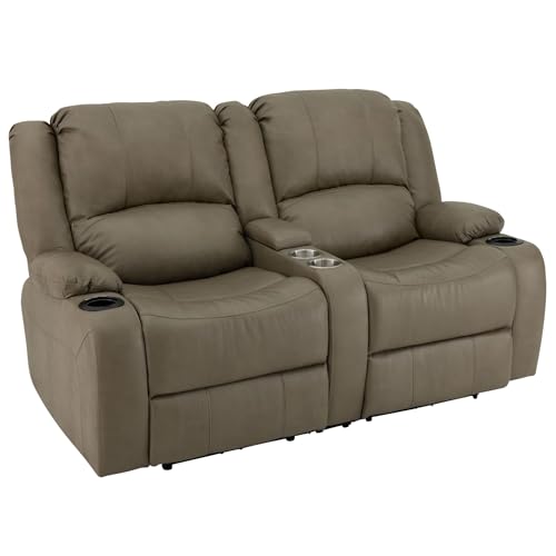 RecPro 64 Powered RV Recliner Sofa with Console
