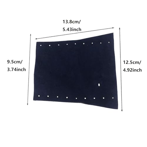 image for TUOREN Genuine Leather French Horn Hand Guard Anti-skid DIY Rope Perfo