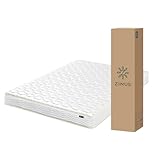 Zinus(ジヌス) ボンネルコイル + 高密度フォーム マットレス 15cm ダブル Tight Top 【コイル数325個】【日本正規品】 ホワイト BNSMN-6