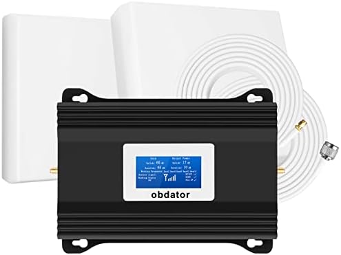 Verizon Cell Phone Signal Booster AT&T T Mobile Sprint US Cellular ATT Cell Phone Booster for All US Carriers Boost Voice/Data for 5G 4G LTE 3G 2G AT&T Signal Booster Verizon Cell Booster for Home